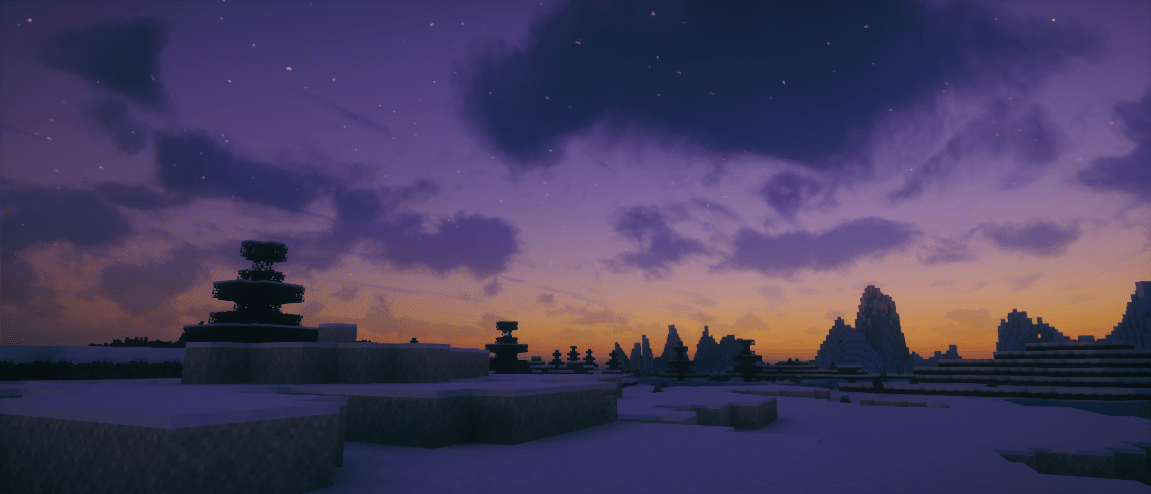 日没の美しい空