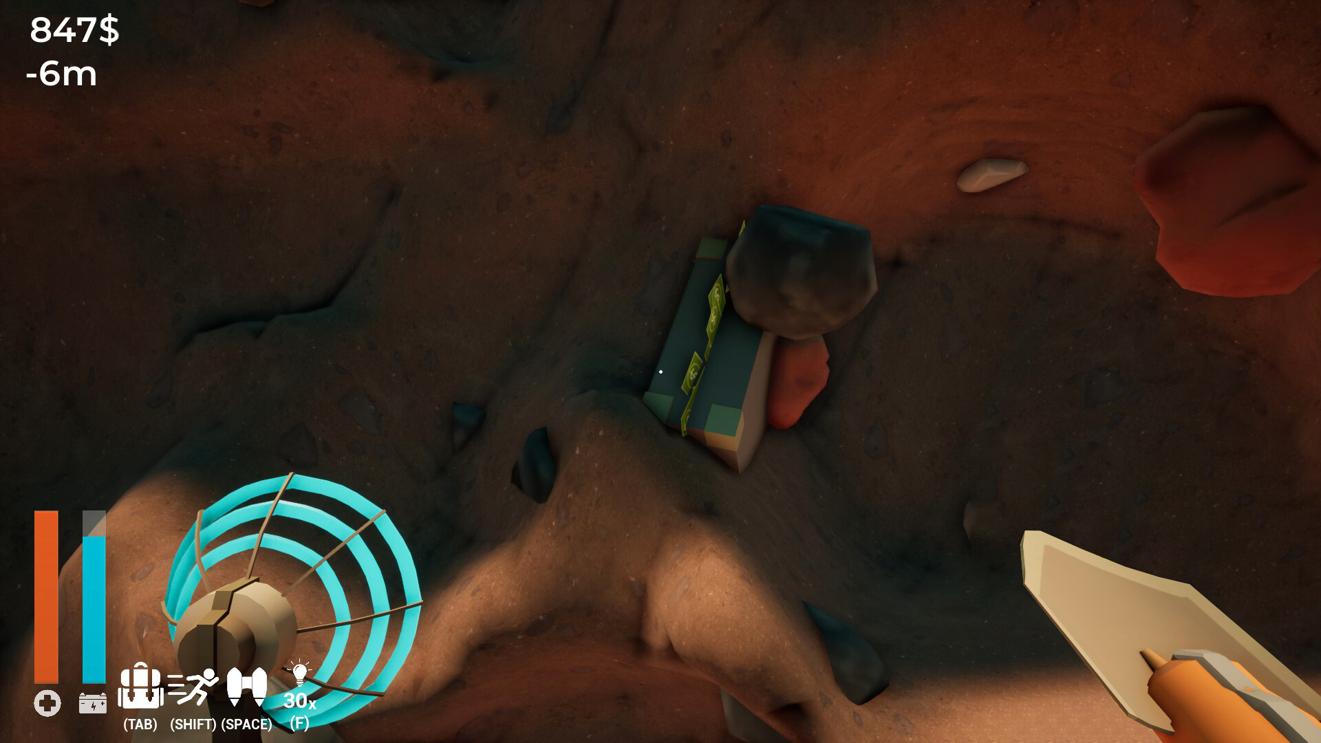 穴掘りシステム